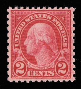 GENUINE SCOTT #579 VF-XF MINT OG NH 1923 PERF-11x10 COIL WASTE PRINTING #20225