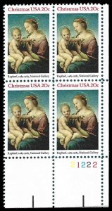 PCBstamps   US #2063 PB 80c(4x20c)Christmas-Madonna, 21222, MNH, (PB-4)