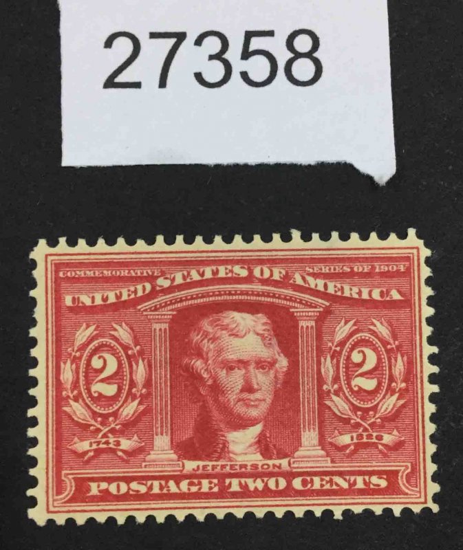 US STAMPS  #324 MINT OG H LOT #27358