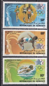 Djibouti Sc #C200-C202 Mint Hinged