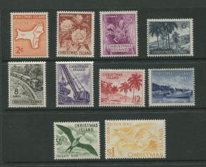 Christmas Is.  #11-20  MNH  1963  Set of 10 Stamps