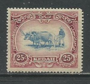 Malaya-Kedah   #13  MH  (1921)  c.v. $2.10