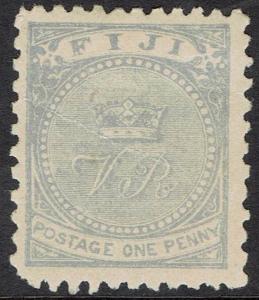 FIJI 1878 VR MONOGRAM 1D PERF 11 X 10 