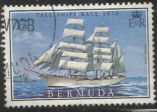 BERMUDA  339  USED,  TALL SHIPS RACE, EAGLE, U.S.