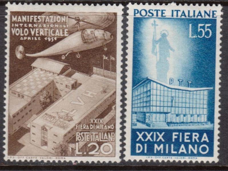 Italy #572 - #573 NH Mint Set