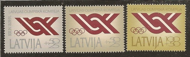 Latvia    Scott   B150-52   Olympic Committee   MNH