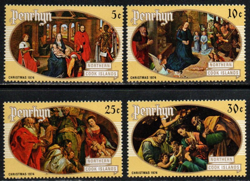 Penrhyn Sc #66-69 MNH