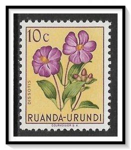 Ruanda-Urundi #114 Flowers MNH