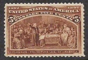 United States #234 - OG - Large Margins - Excellent Stamp -