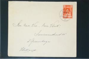 Curaçao 1934 6c Postal Stationary to Holland, Light Corner Crease - Z3298