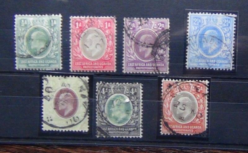 East Africa and Uganda 1903 - 1904 values to 5a Used