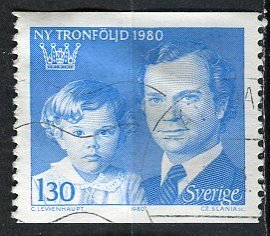 Sweden; 1980: Sc. # 1319: O/Used Single Stamp