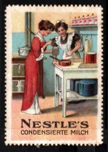 1930's Germany Poster Stamp Nestle's Condensed Milk