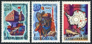 Russia 4897-4899, MNH. Mi 5028-5030. Soviet Antarctic research, 25th Ann. 1981.