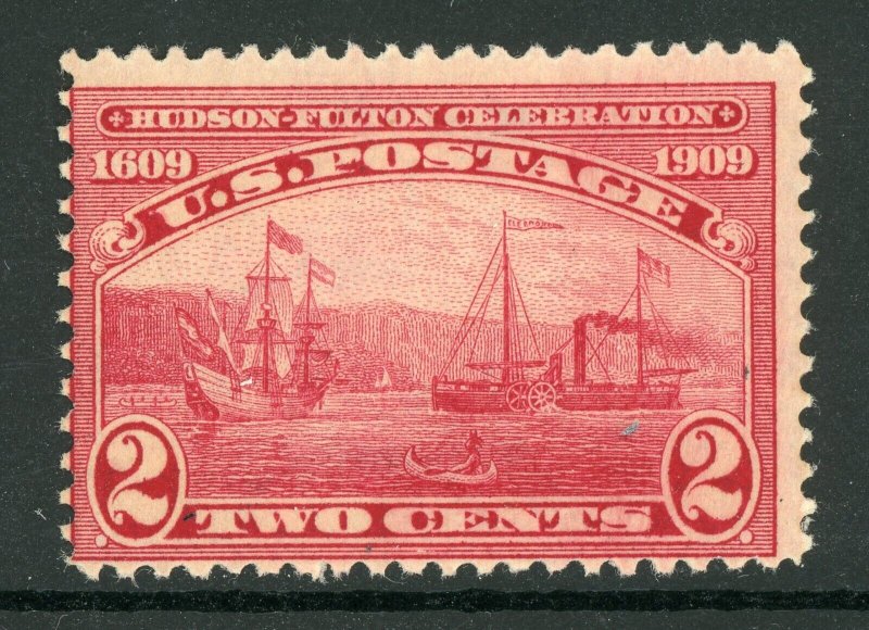 USA 1909 Hudson Fulton 2¢ Carmine Scott # 372 MNH E490