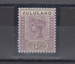 Zululand QV 1894 3d SG23 MLH Gum J1150