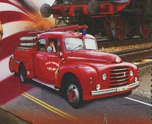 36th American President Stamp L. Johnson Train Fire Engine S/S MNH #2960 /Bl.585