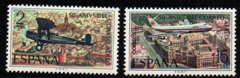 Spain # 1694 - 1695 MNH VF 