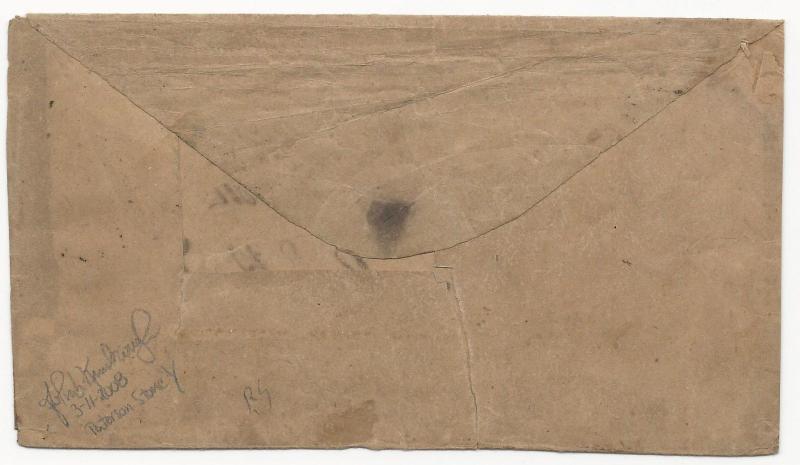 CSA Scott #2 Paterson Stone Y Homemade Adversity Cover Charleston SC Nov 25 1862