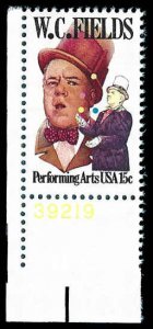 PCBstamps   US #1803 15c W. C. Fields, MNH, (12)