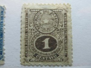 Paraguay Mi 182 Scott 191 SG - 1910 1c used A4P33F41-