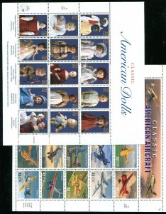 US 1997 Commemorative Year Set 103 stamps including 4 Sheets, Mint NH, see scans