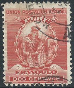 Peru, Sc #144, 2c Used