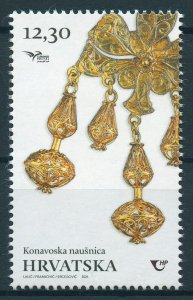 Croatia 2021 MNH Euromed Stamps Traditional Mediterranean Jewellery 1v Set