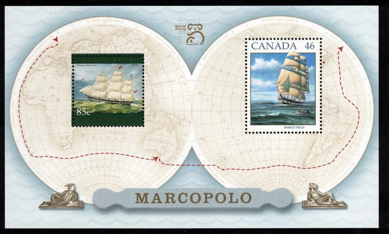 CANADA - $1.25 Marco Polo Ship 1999 SC1779 Mini Sheet