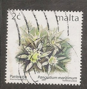 Malta   Scott  983   Flower      Used