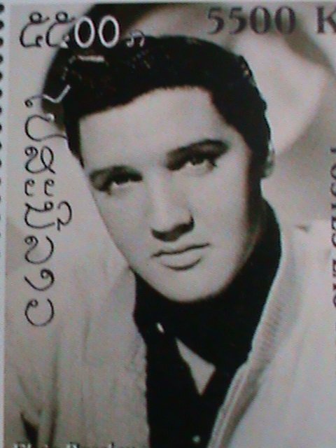 LAOS  STAMP-2000-ROCK & ROLL MOVIE STAR ELVIS PRESLEY MNH:SHEET#3 VERY FINE