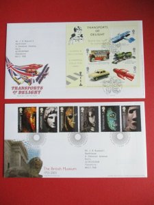 2003 GB Comm First Day Covers Complete Run Tallents House Edinburgh Used Typed