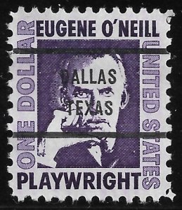 US Bureau Precancels: TX: Dallas; #1294-71; $1 Prom. Amer.; PSS CV $2