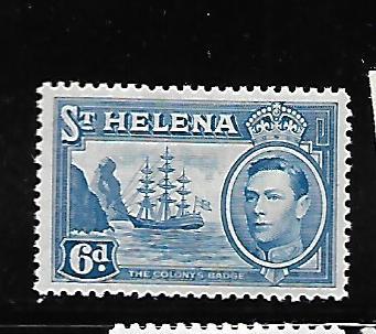 ST. HELENA, 123, MINT HINGED,  GEORGE VI TYPE