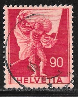 Switzerland 274: 90c Standard Bearer, used, VF