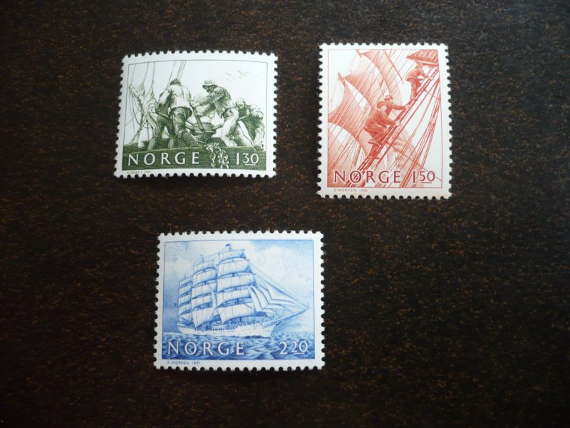 Stamps - Norway - Scott# 783-785 - Mint Never Hinged Set of 3 Stamps