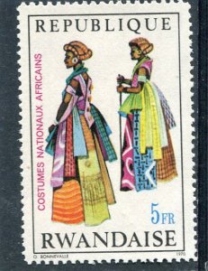 Rwanda 1970 AFRICAN COSTUME Stamp 5fr Unused