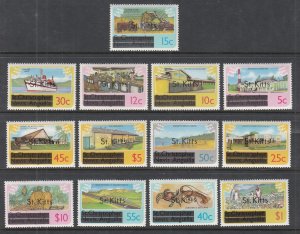 St Kitts 25-37 MNH VF