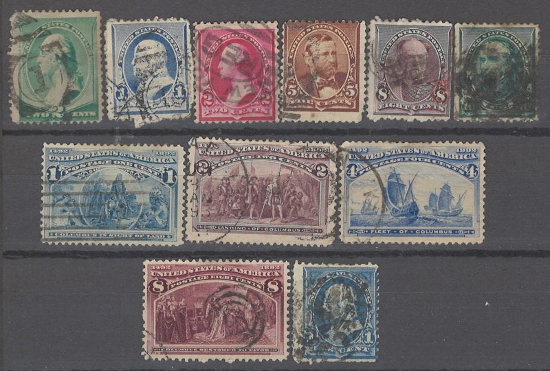 COLLECTION LOT OF # 1936 UNITED STATES 11 STAMPS 1887+ CV+ $29