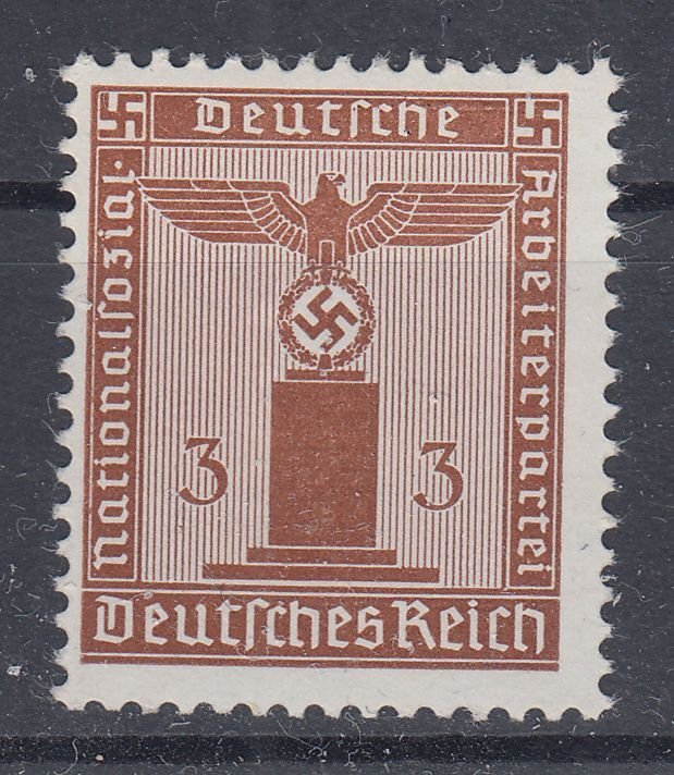 Germany Officials 1942 Sc#S13 VAR Mi#D156 y mnh horizontal Gum ribbing