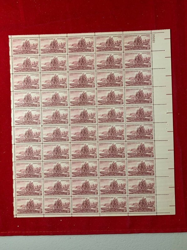 Scott 1063, 3 cent, Lewis and Clark Expedition, Mint Sheet of 50
