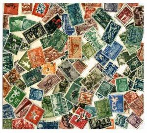 Saar Stamp Collection - 100 Different Stamps