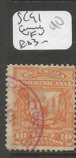 Dominican Republic SC 91 Cancel VFU (4chg)