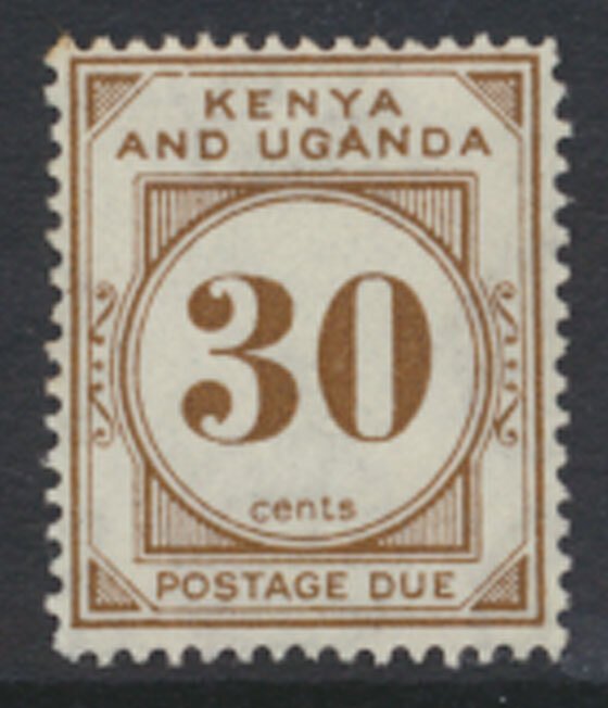 Kenya Uganda Tanganyika KUT MLH   Postage Due SG D4  SC # J4 - see scans