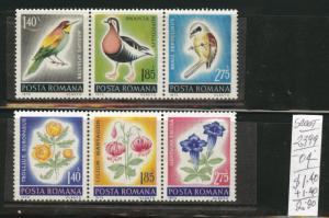 ROMANIA Scott 2399-2404 MNH** Nature Protection set of 1973