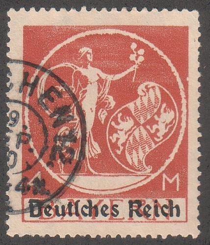 Bavaria #272. Used. 1920 **Awardmasters**