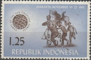 Indonesia, #608  Used From 1963