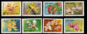 Unified Viet Nam Scott 1017-1024 NGAI Flower set perforated