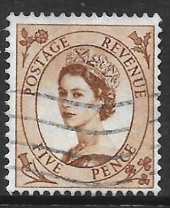 UK 361: 5d Elizabeth II, used, F-VF