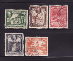 British Guiana 210-213, 215 U Various (A)